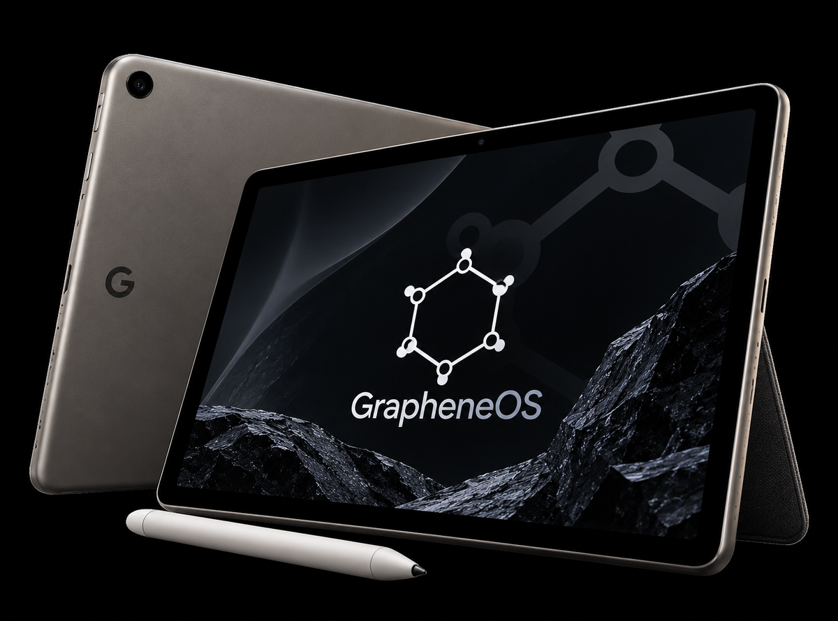 TABLET PIXEL CON GRAPHENEOS